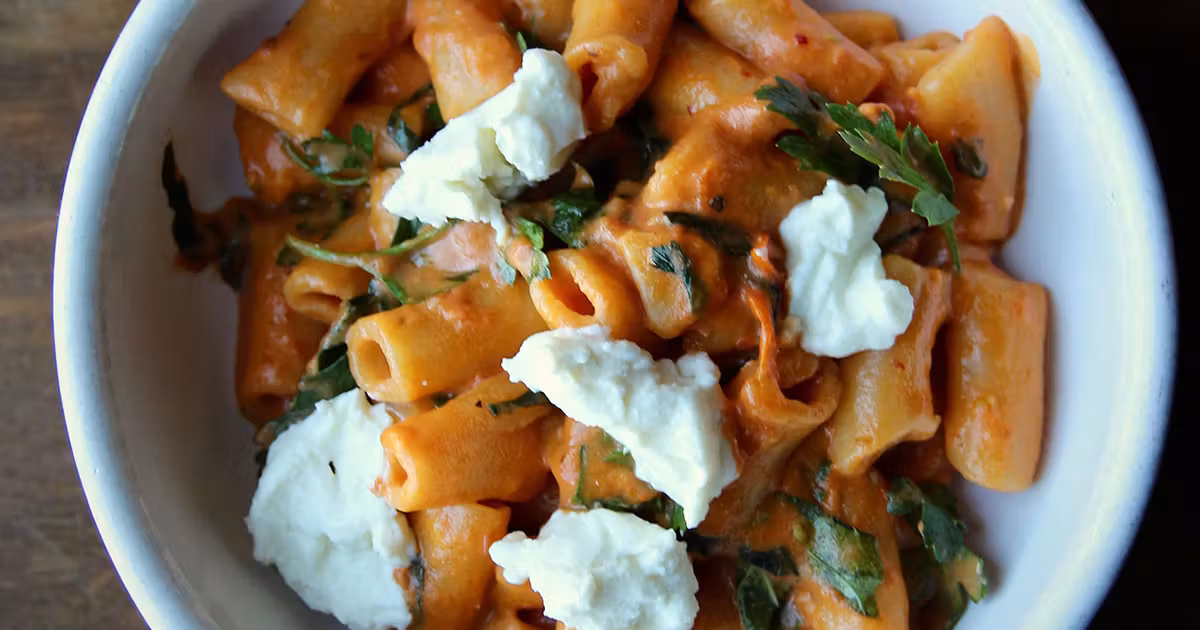 Scopa Italian Roots signature dishes Maccheroni
Rigatoni
Crispy Squash Blossoms